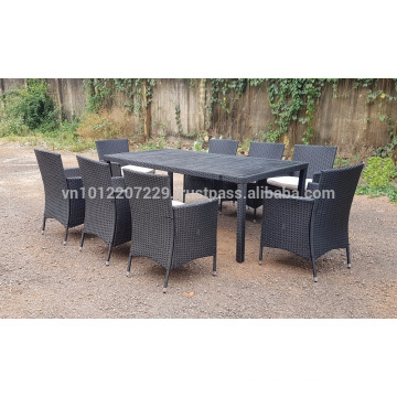 PE Poly Wicker Rattan Outdoor / Mobiliário de jardim - Conjunto de cubos